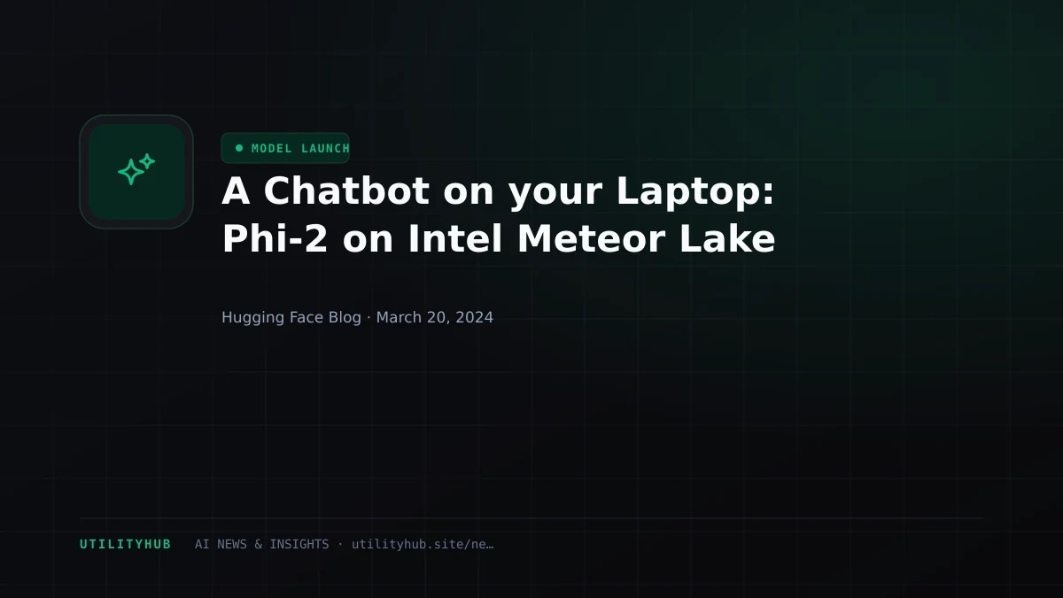 Visual reporting for A Chatbot on your Laptop: Phi-2 on Intel Meteor Lake