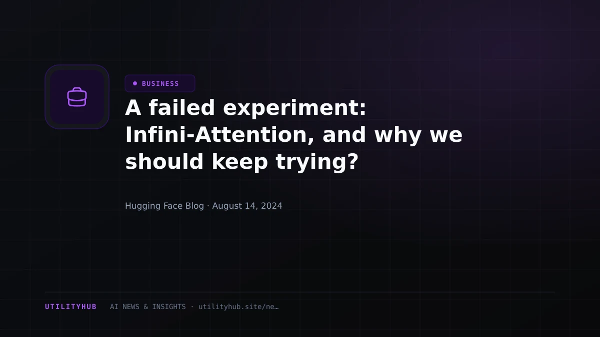 Visual reporting for A failed experiment: Infini-Attention, and why we should keep trying?