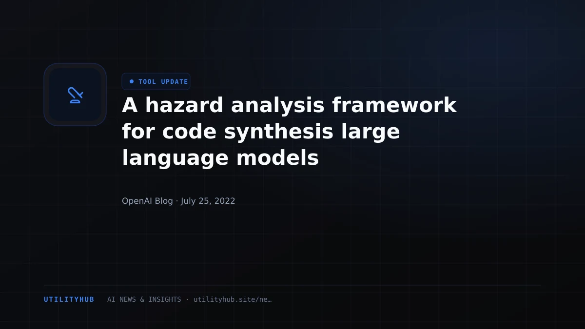 Visual reporting for A hazard analysis framework for code synthesis large language models