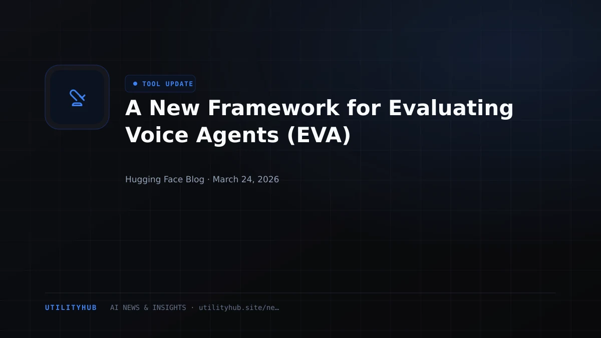 Visual for A New Framework for Evaluating Voice Agents (EVA)