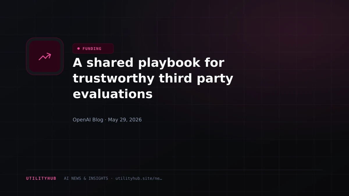Visual for A shared playbook for trustworthy third party evaluations
