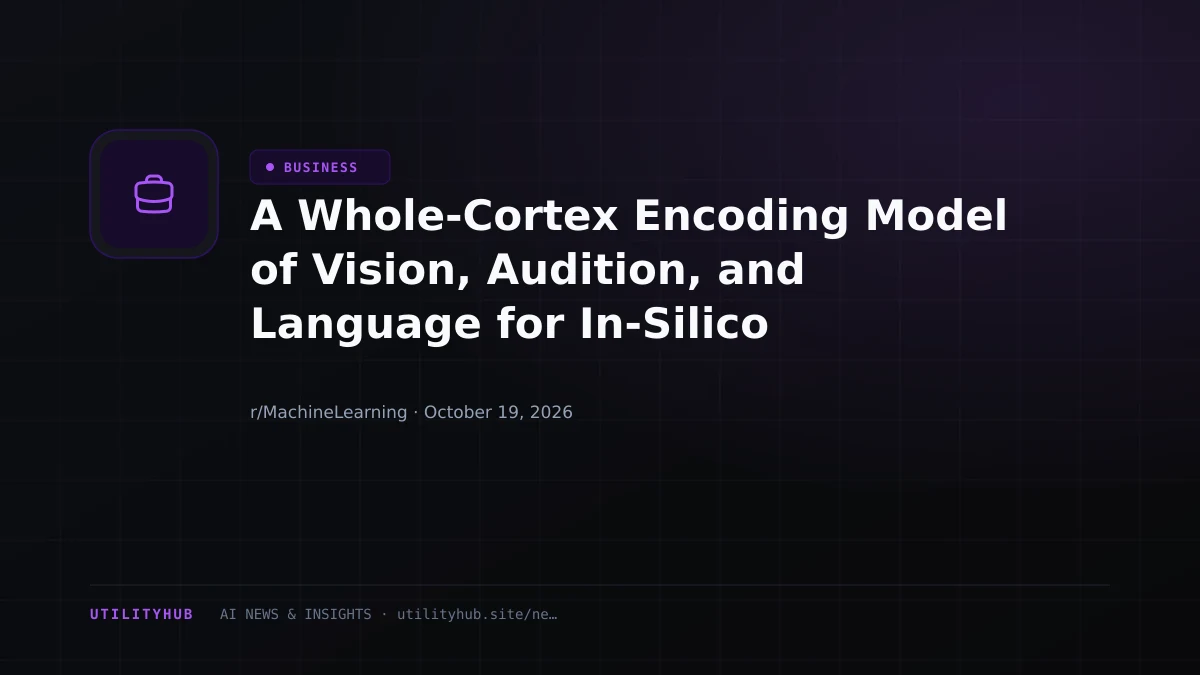 Visual reporting for A Whole-Cortex Encoding Model of Vision, Audition, and Language for In-Silico Neuroscience