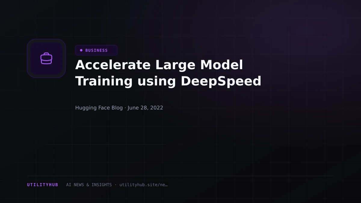 Visual reporting for Accelerate Large Model Training using DeepSpeed