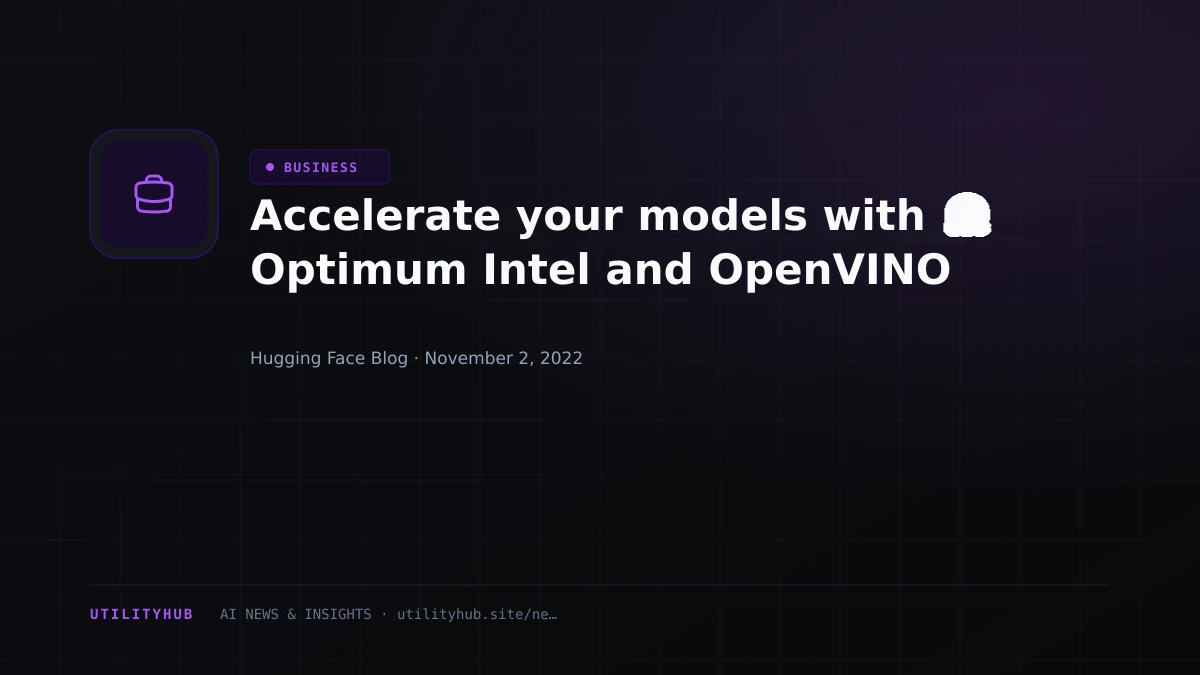 Visual reporting for Accelerate your models with 🤗 Optimum Intel and OpenVINO