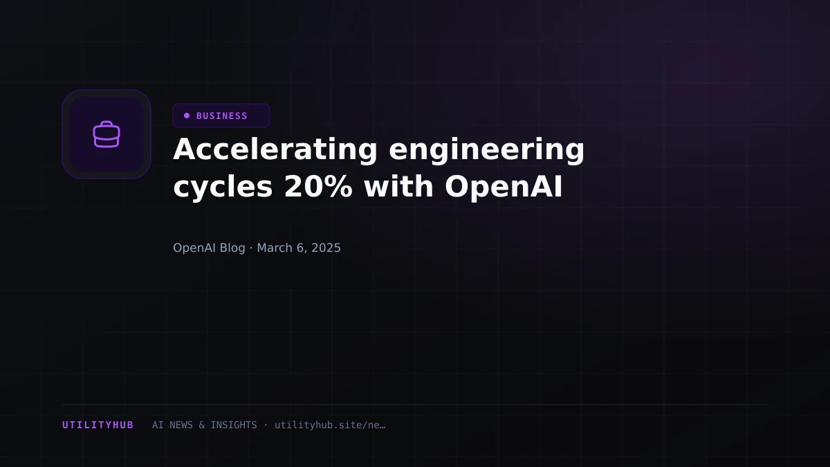 Visual reporting for Accelerating engineering cycles 20% with OpenAI