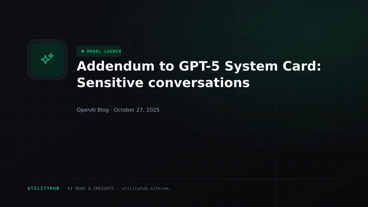 Visual for Addendum to GPT-5 System Card: Sensitive conversations