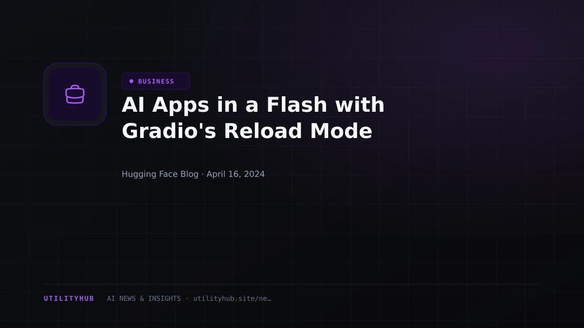 Visual reporting for AI Apps in a Flash with Gradio's Reload Mode