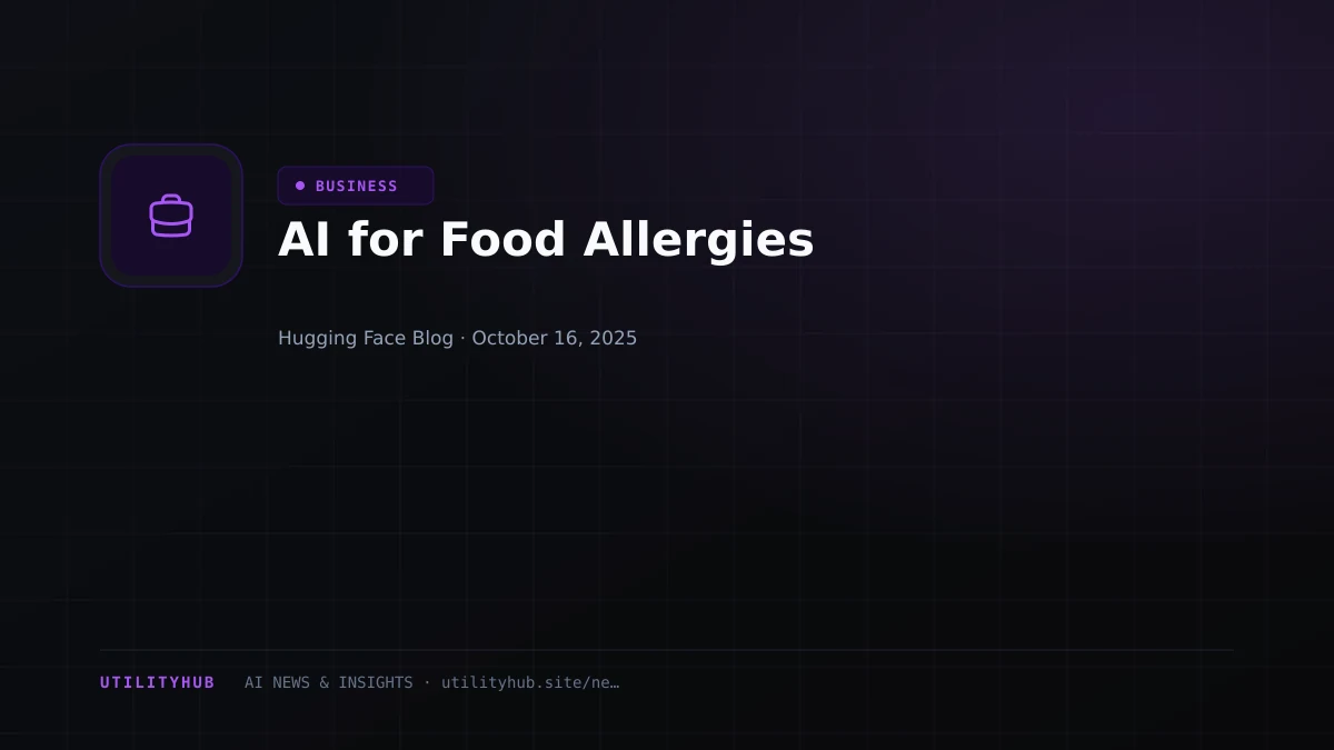 Visual for AI for Food Allergies