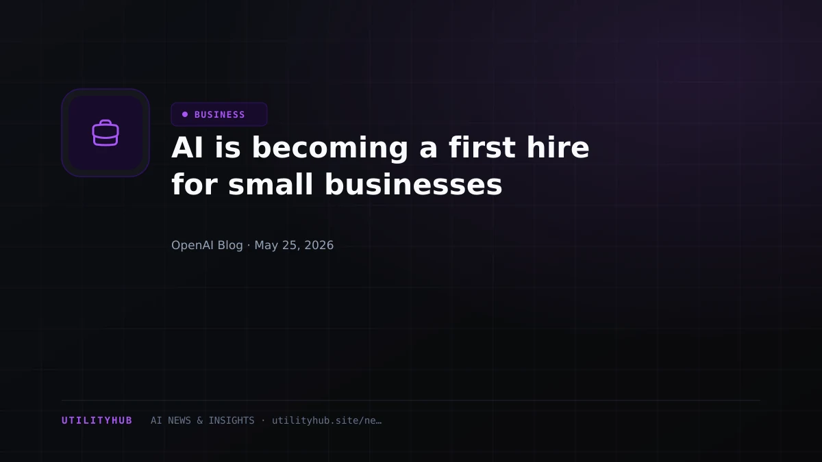 Visual for AI is becoming a first hire for small businesses