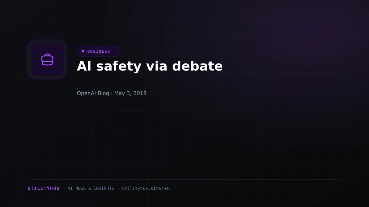 Visual reporting for AI safety via debate