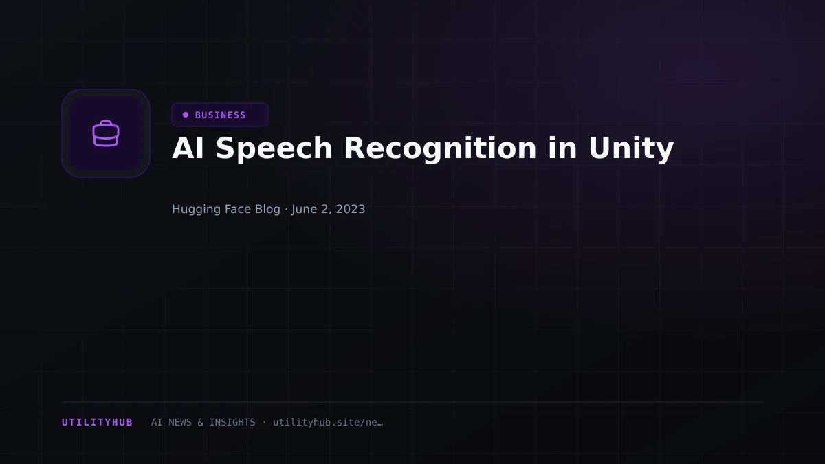 Visual reporting for AI Speech Recognition in Unity