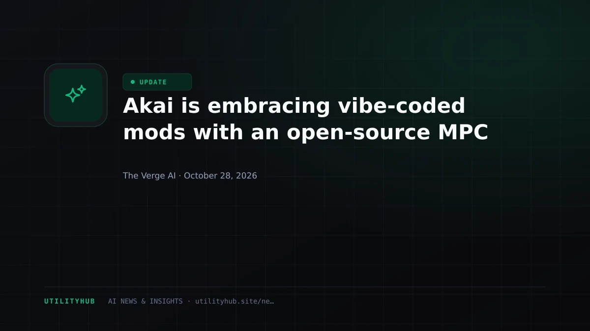 Akai is embracing vibe-coded mods with an open-source MPC