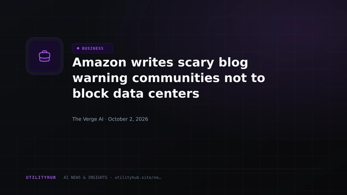 Visual reporting for Amazon writes scary blog warning communities not to block data centers