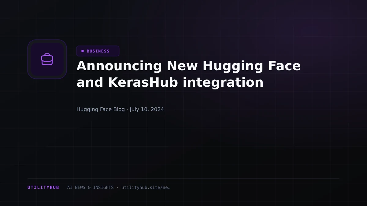 Visual reporting for Announcing New Hugging Face and KerasHub integration