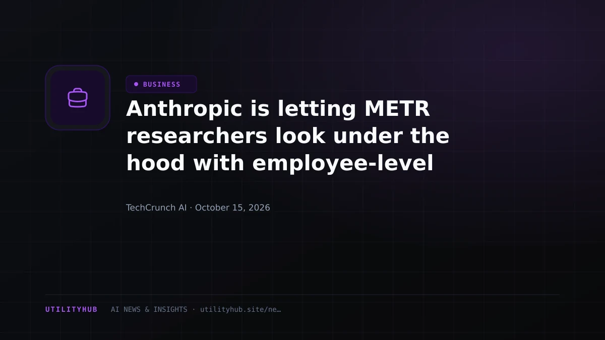 Visual reporting for Anthropic is letting METR researchers look under the hood with employee-level access