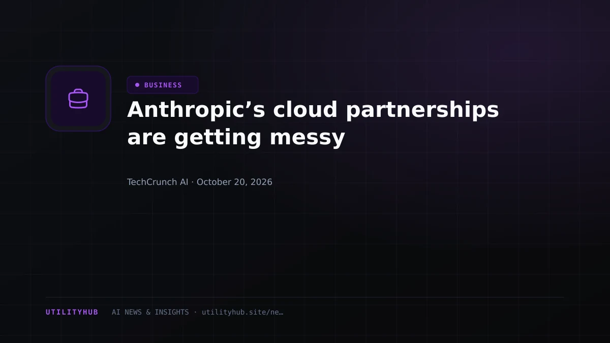 Visual reporting for Anthropic’s cloud partnerships are getting messy