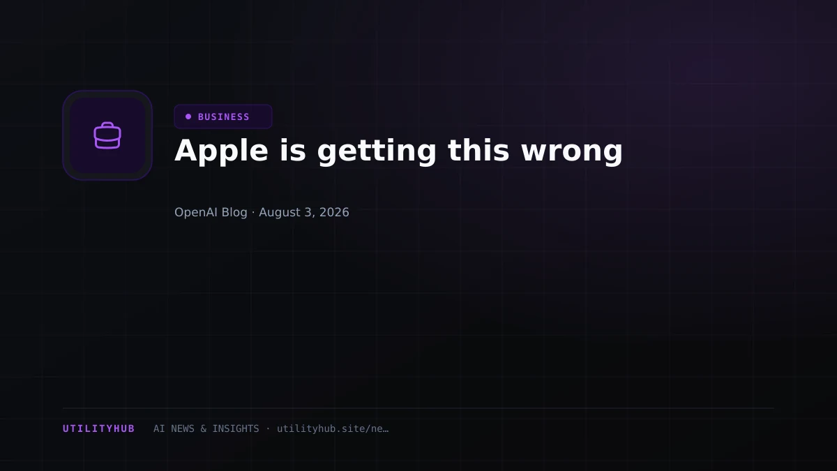 Visual for Apple is getting this wrong