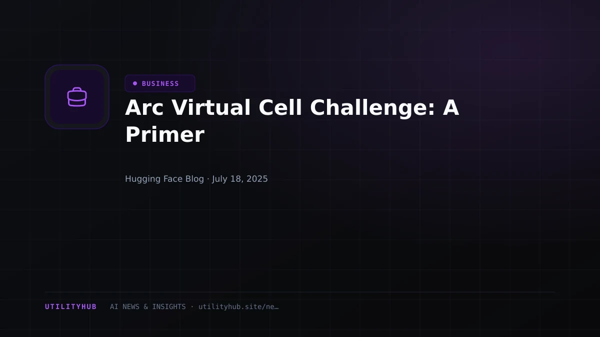 Visual reporting for Arc Virtual Cell Challenge: A Primer