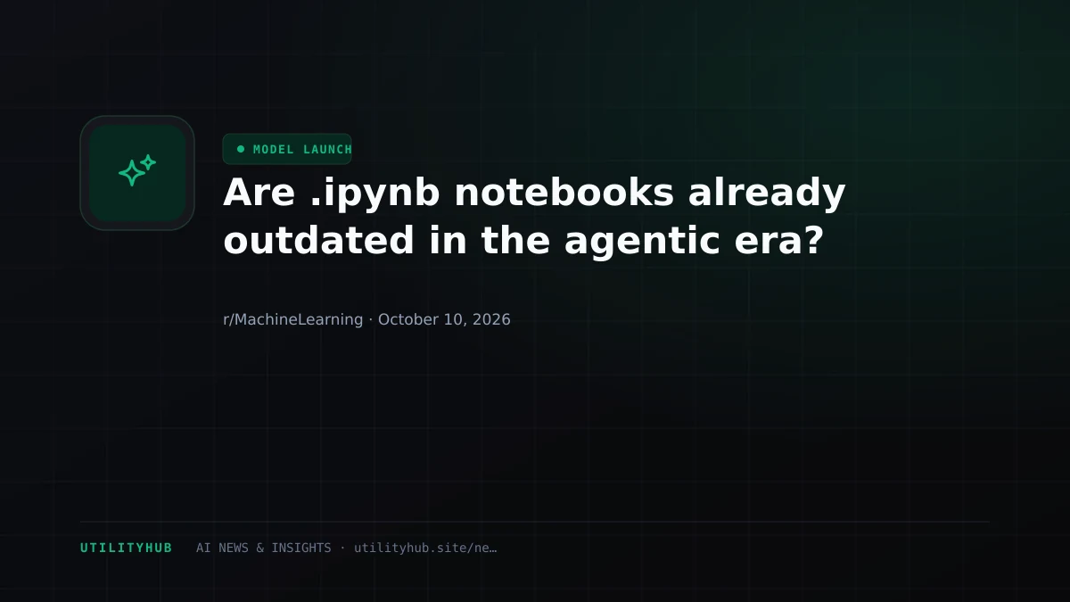 Visual reporting for Are .ipynb notebooks already outdated in the agentic era?
