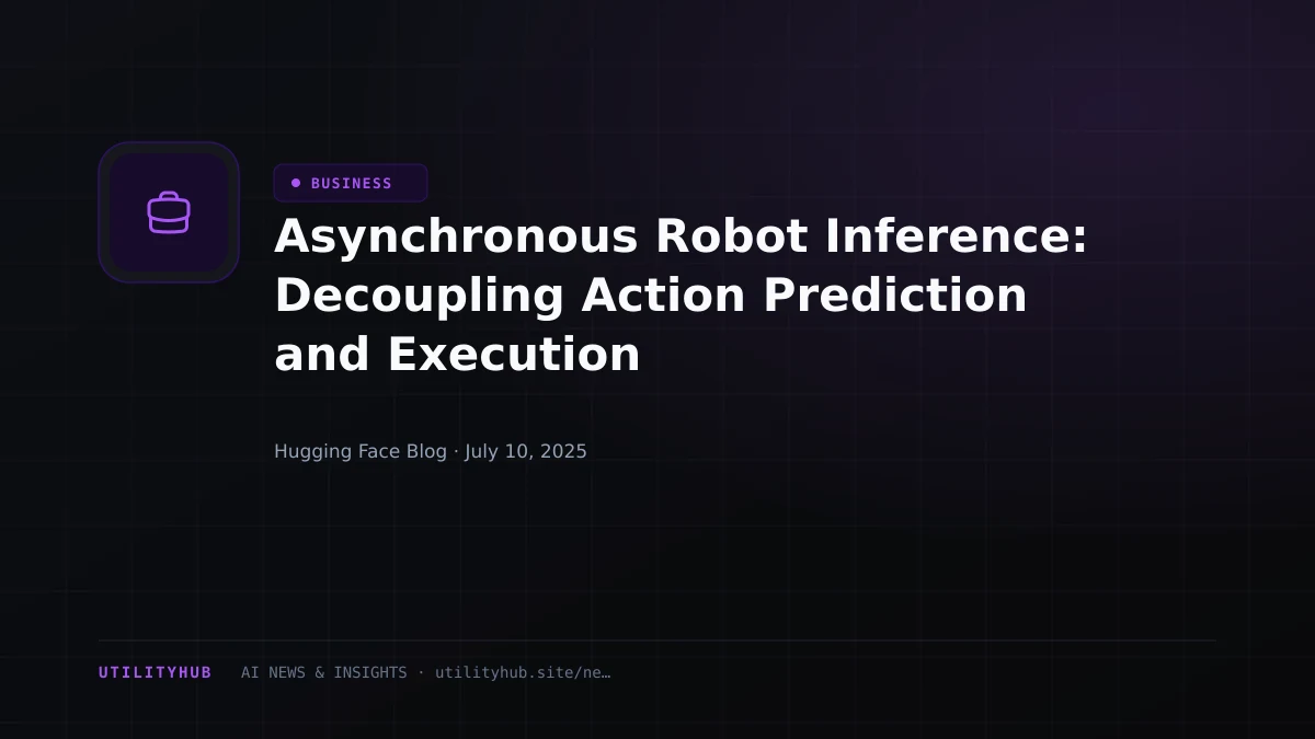 Visual reporting for Asynchronous Robot Inference: Decoupling Action Prediction and Execution