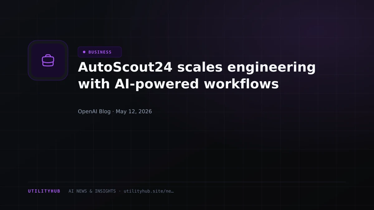 Visual for AutoScout24 scales engineering with AI-powered workflows