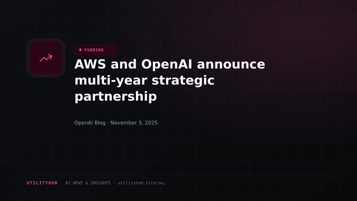 Visual for AWS and OpenAI announce multi-year strategic partnership