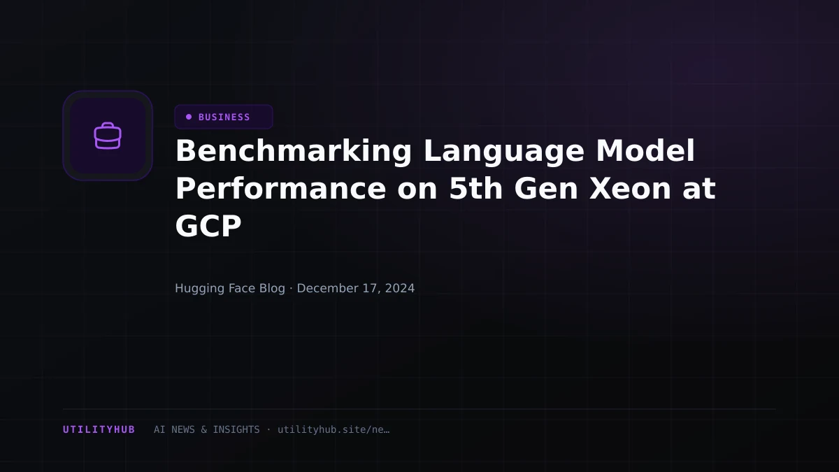 Visual reporting for Benchmarking Language Model Performance on 5th Gen Xeon at GCP