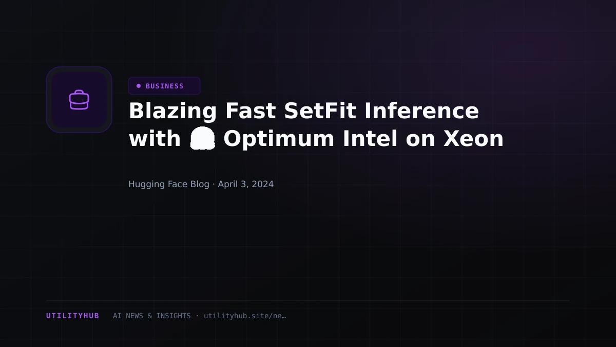 Visual reporting for Blazing Fast SetFit Inference with 🤗 Optimum Intel on Xeon