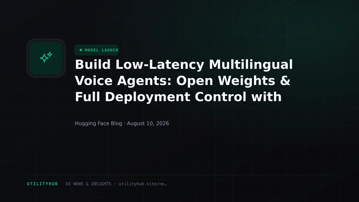 Visual for Build Low-Latency Multilingual Voice Agents: Open Weights & Full Deployment Control with NVIDIA Magpie TTS