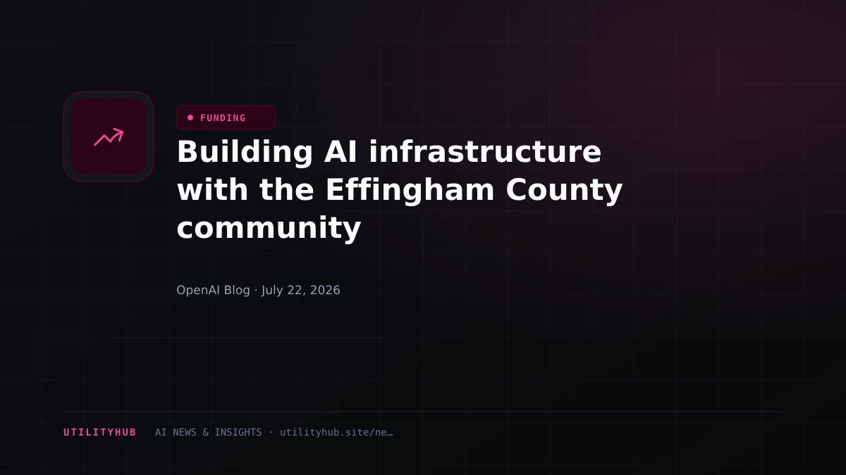 Visual for Building AI infrastructure with the Effingham County community