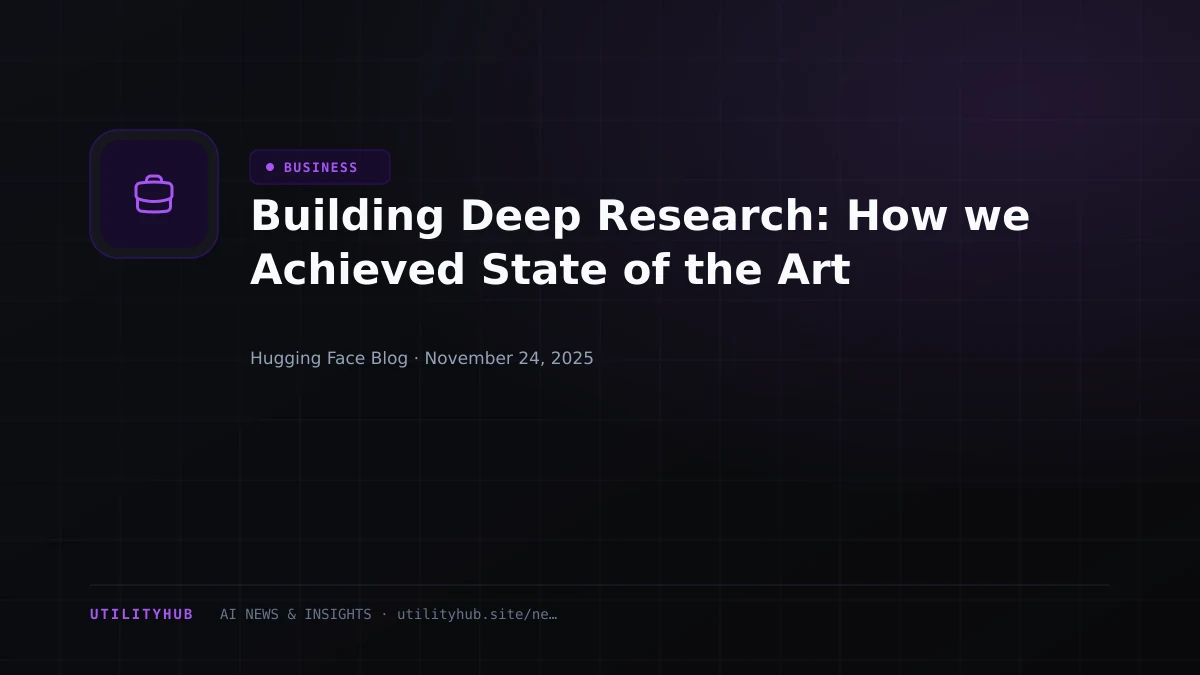 Visual for Building Deep Research: How we Achieved State of the Art