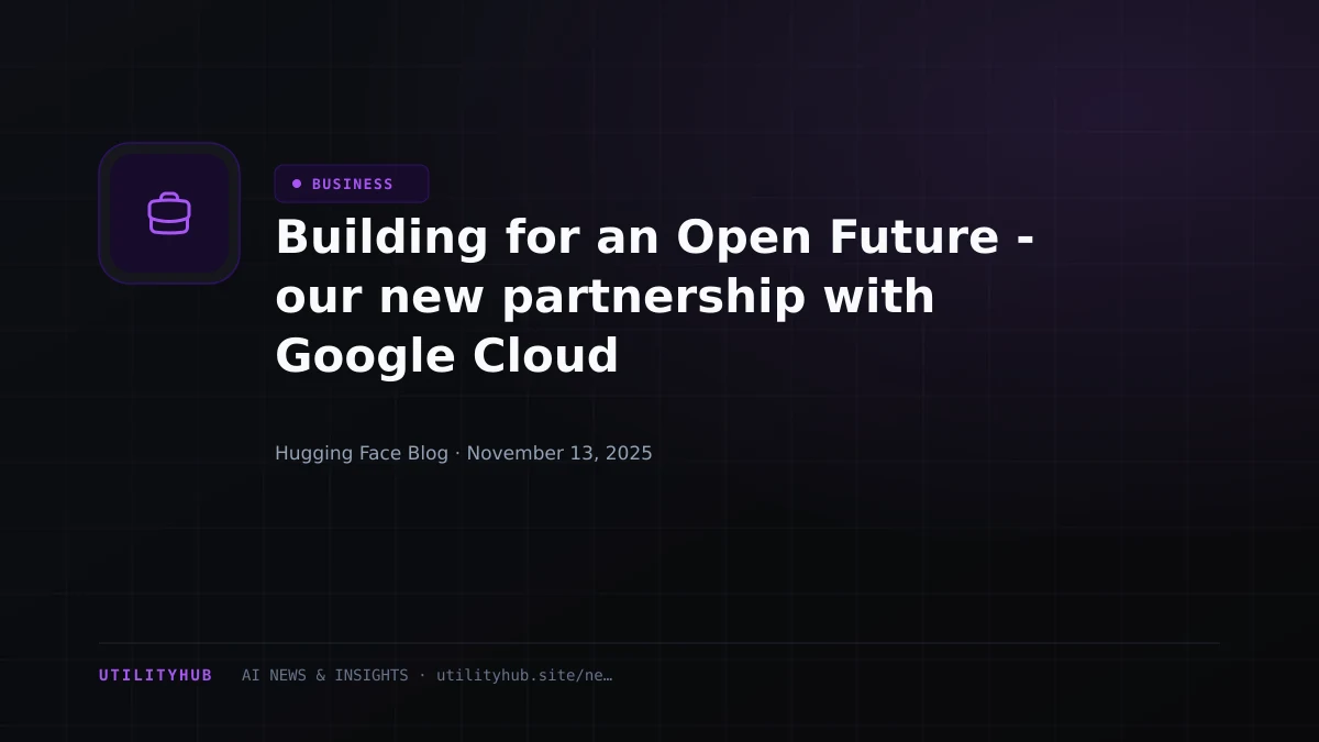 Visual for Building for an Open Future - our new partnership with Google Cloud