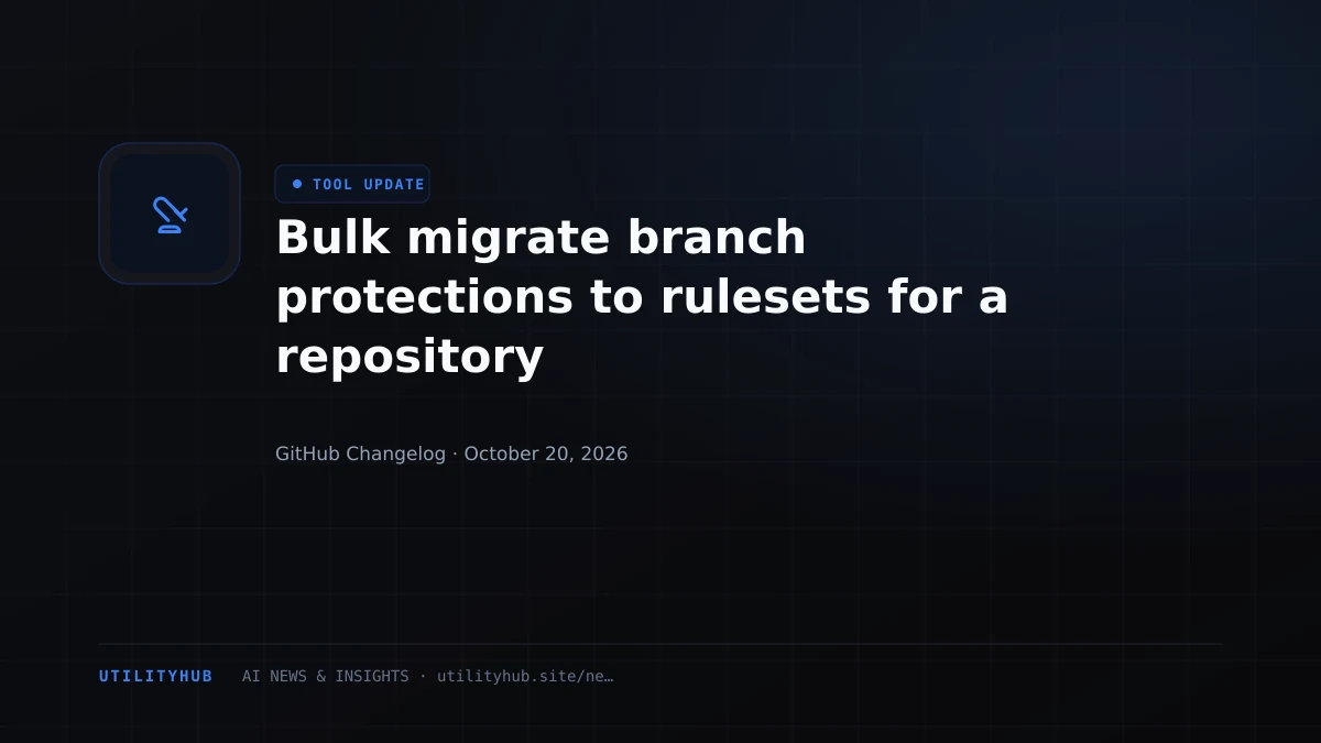 Bulk migrate branch protections to rulesets for a repository