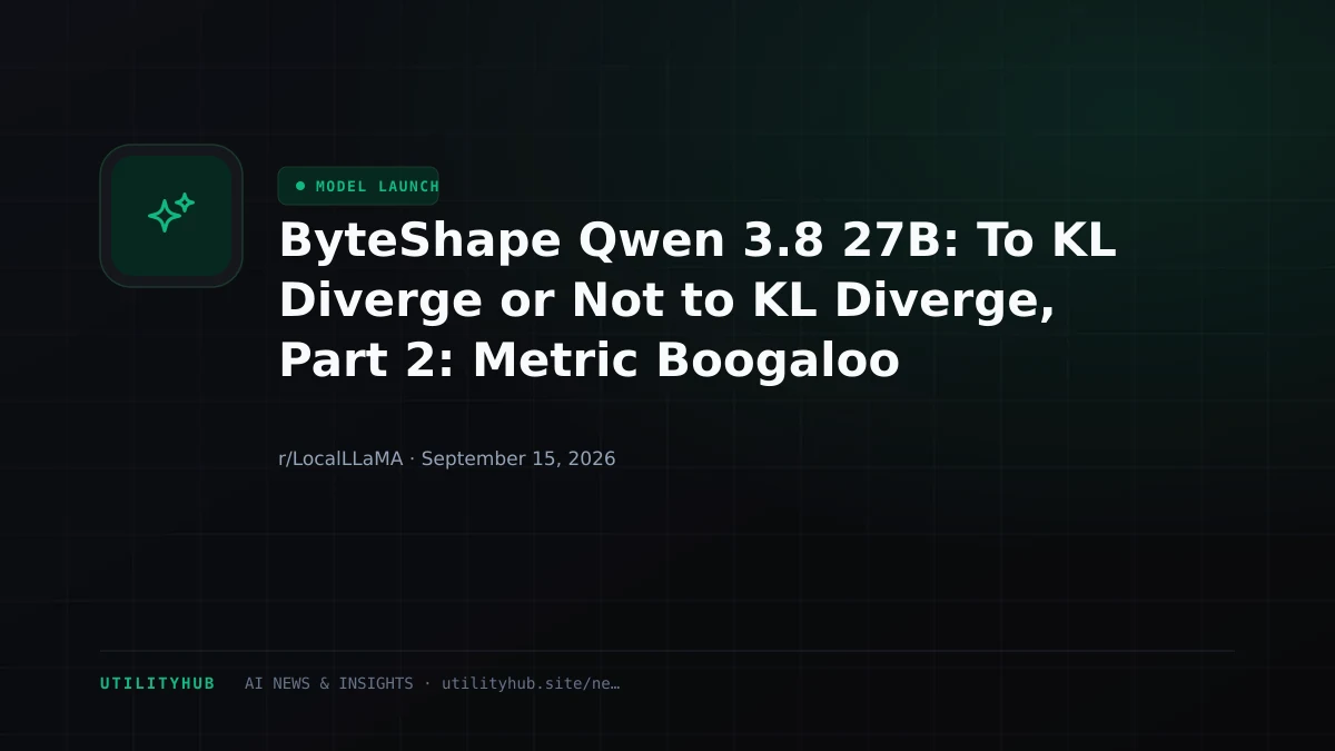 Visual for ByteShape Qwen 3.8 27B: To KL Diverge or Not to KL Diverge, Part 2: Metric Boogaloo