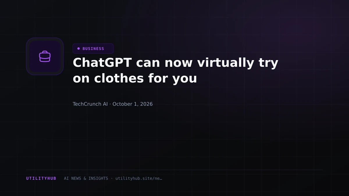 ChatGPT can now virtually try on clothes for you