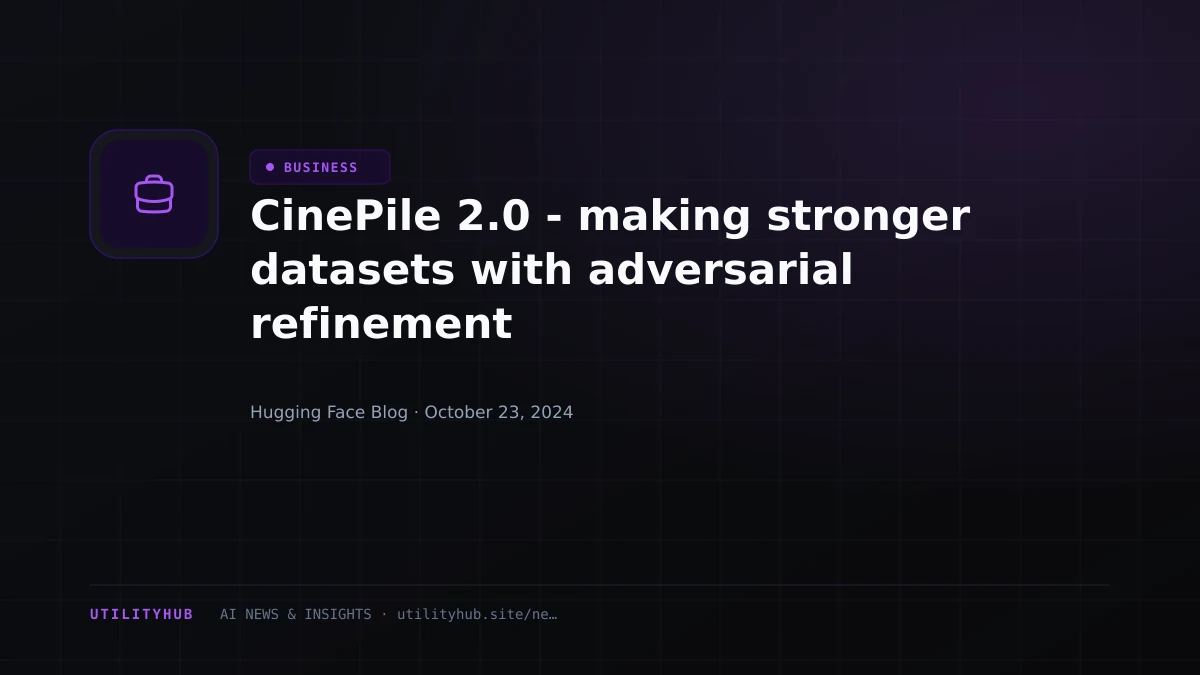 Visual reporting for CinePile 2.0 - making stronger datasets with adversarial refinement