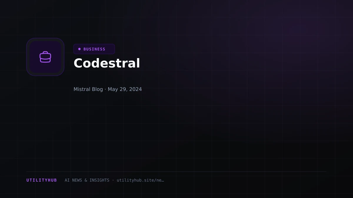 Visual reporting for Codestral