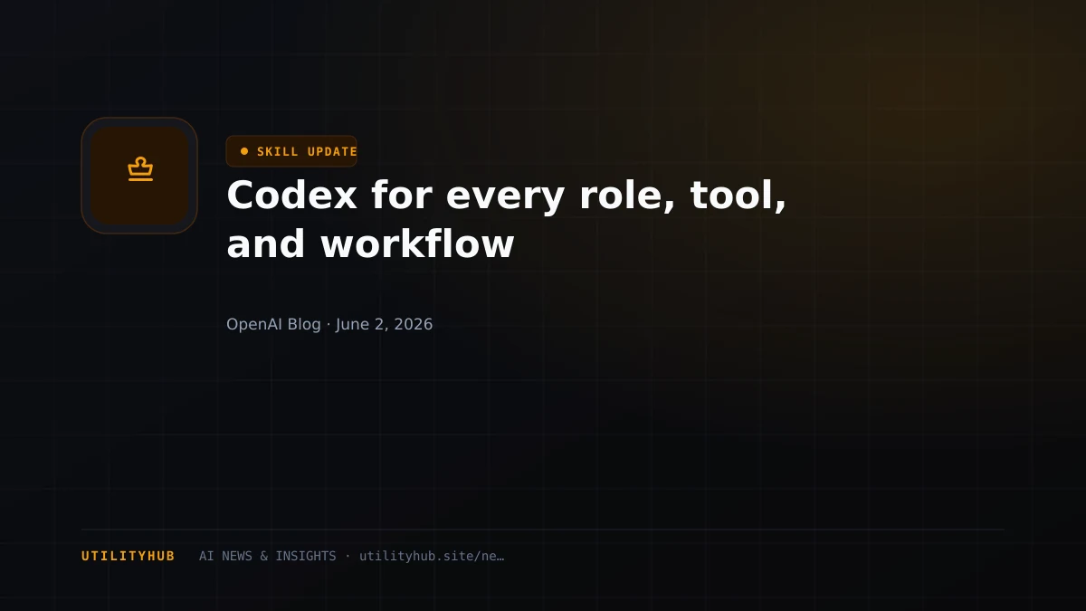 Visual for Codex for every role, tool, and workflow