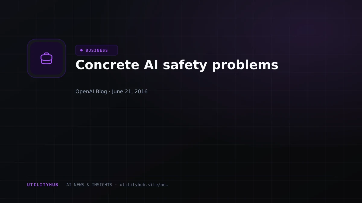 Visual reporting for Concrete AI safety problems
