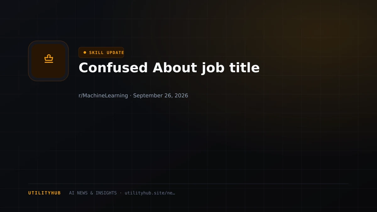 Visual for Confused About job title
