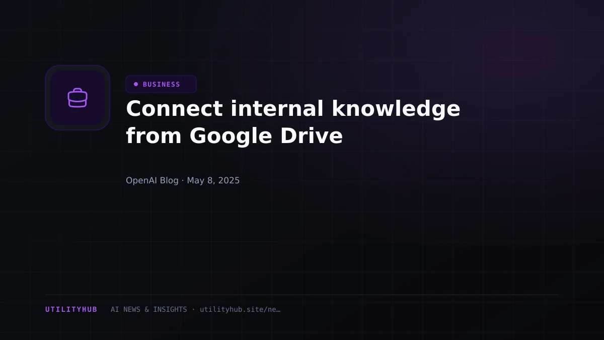 Visual reporting for Connect internal knowledge from Google Drive