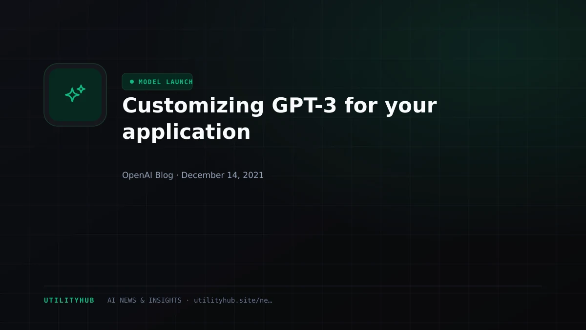 Visual reporting for Customizing GPT-3 for your application