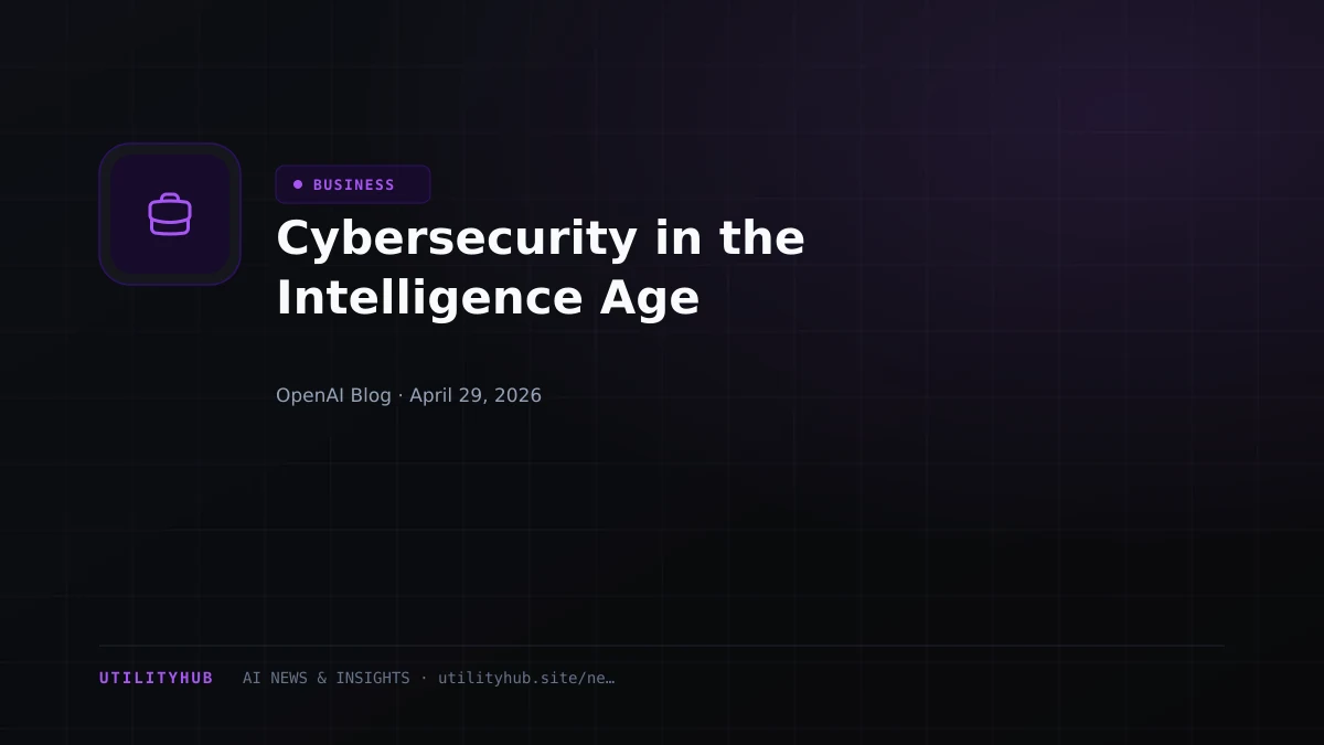 Visual for Cybersecurity in the Intelligence Age