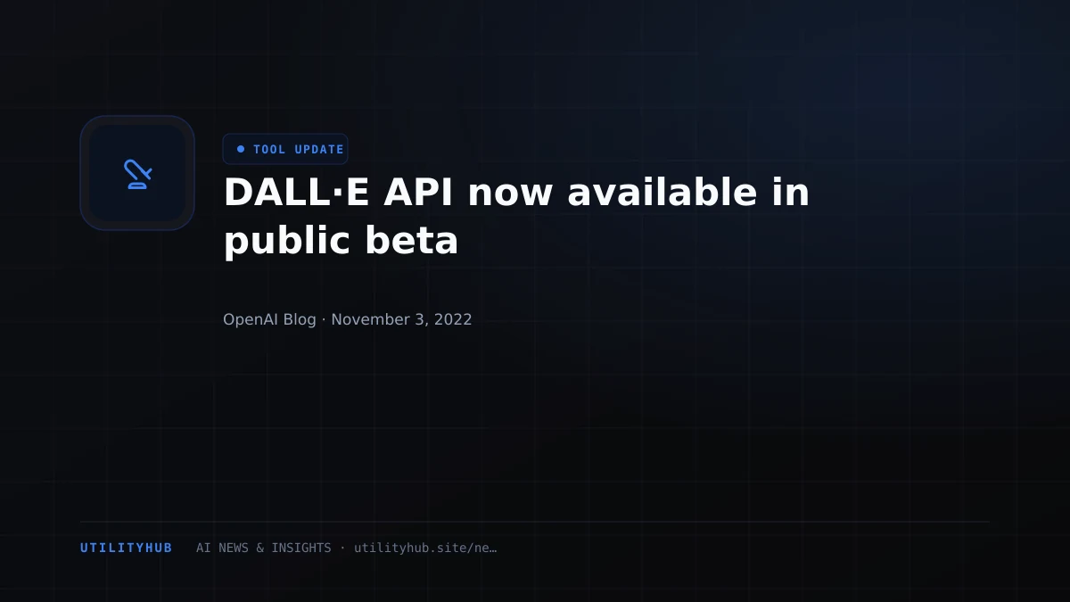 Visual reporting for DALL·E API now available in public beta