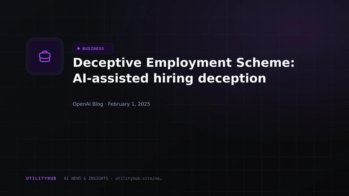 Visual reporting for Deceptive Employment Scheme: AI-assisted hiring deception