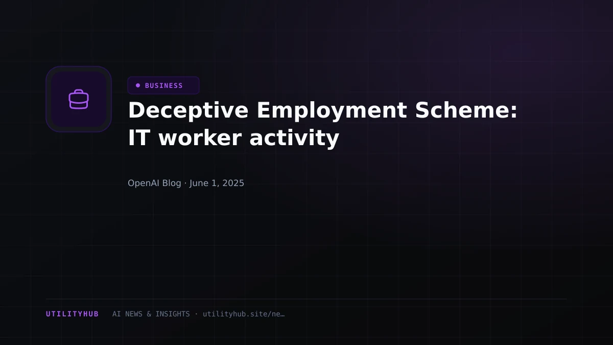 Visual reporting for Deceptive Employment Scheme: IT worker activity