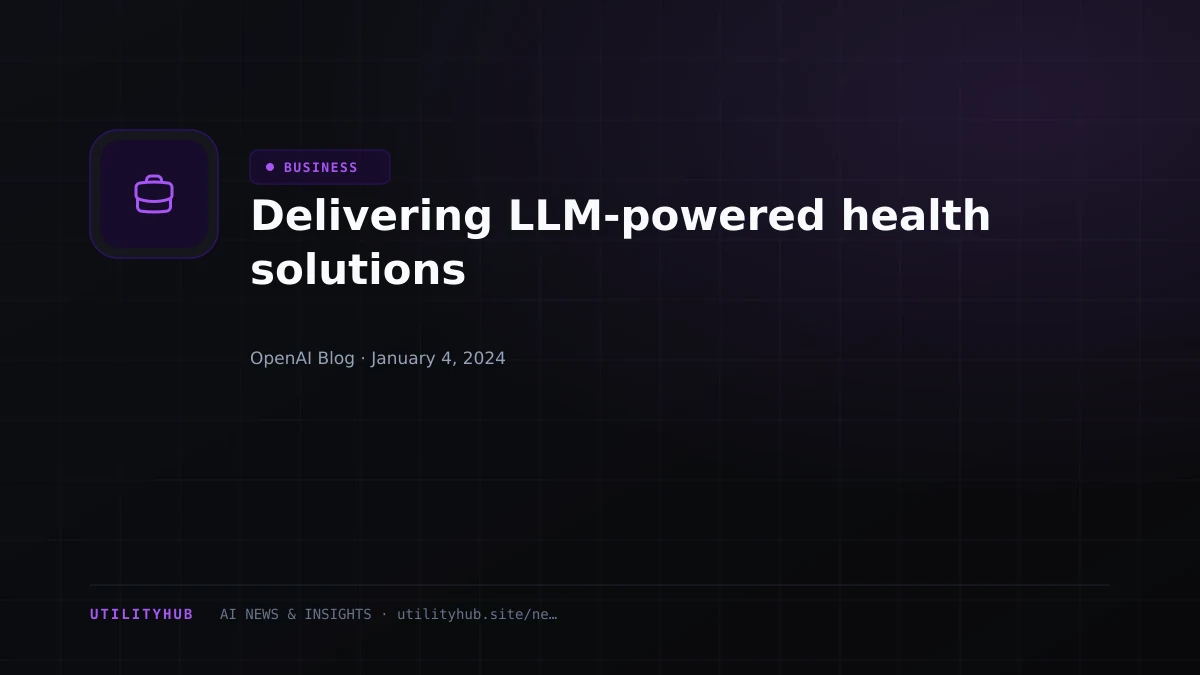 Visual reporting for Delivering LLM-powered health solutions