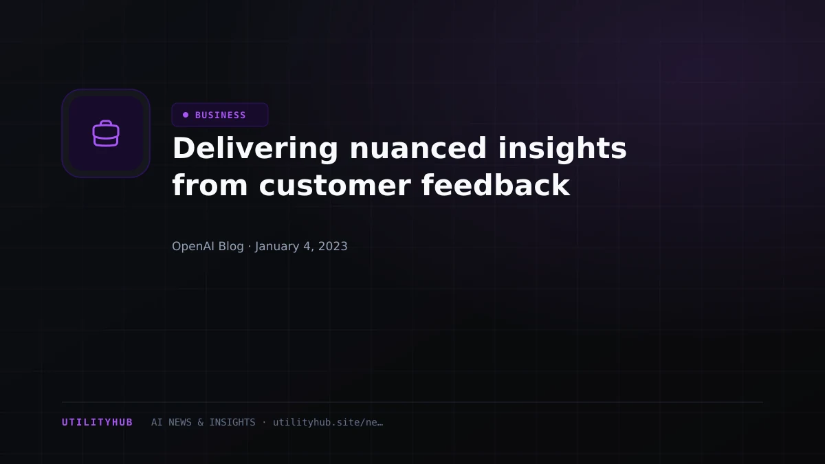 Visual reporting for Delivering nuanced insights from customer feedback