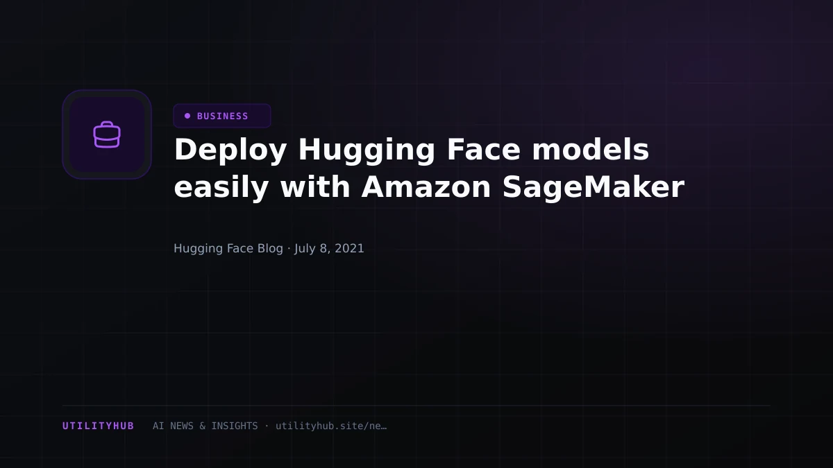Visual reporting for Deploy Hugging Face models easily with Amazon SageMaker