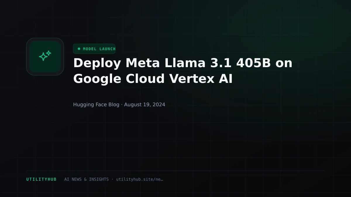 Visual reporting for Deploy Meta Llama 3.1 405B on Google Cloud Vertex AI